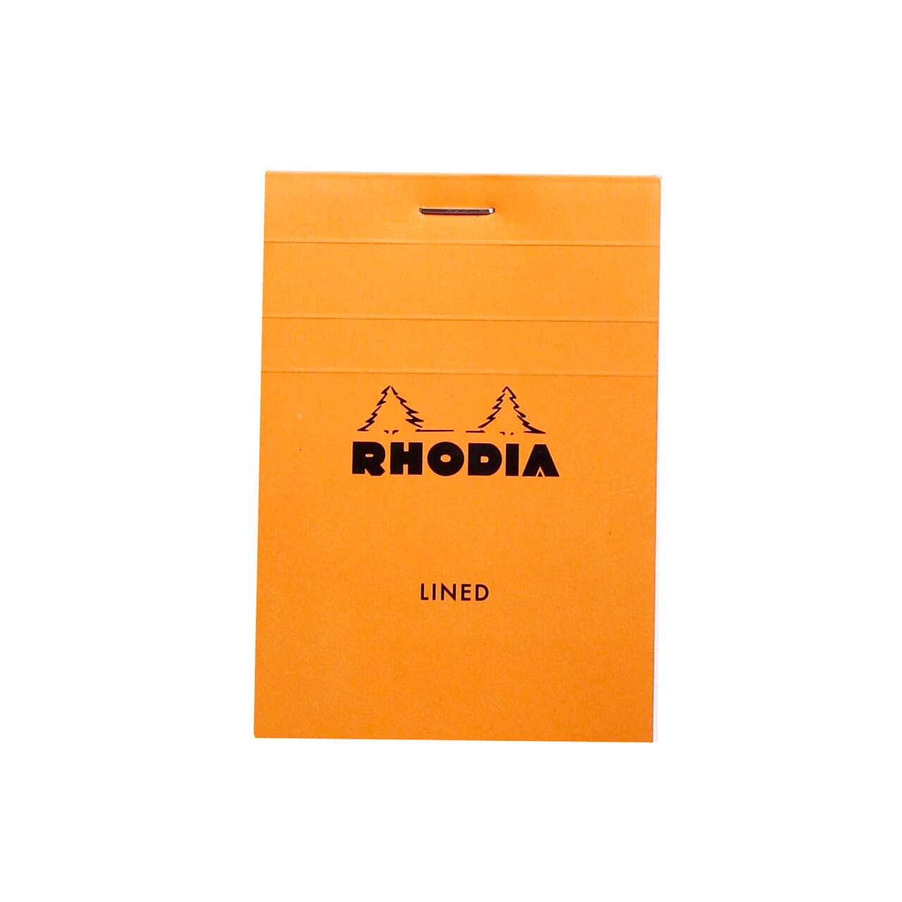 Rhodia&#xAE; Orange Lined Stapled Pad